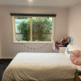 Monochrome Bedroom, Black White, Girls Bedroom, Black Wardrobe, Black Carpet