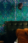 Off the wall: This 111-year-old villa gets a modern update with hand-painted wallpaper and zesty lime green