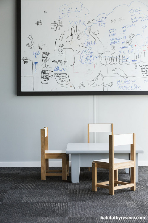 garage whiteboard walls