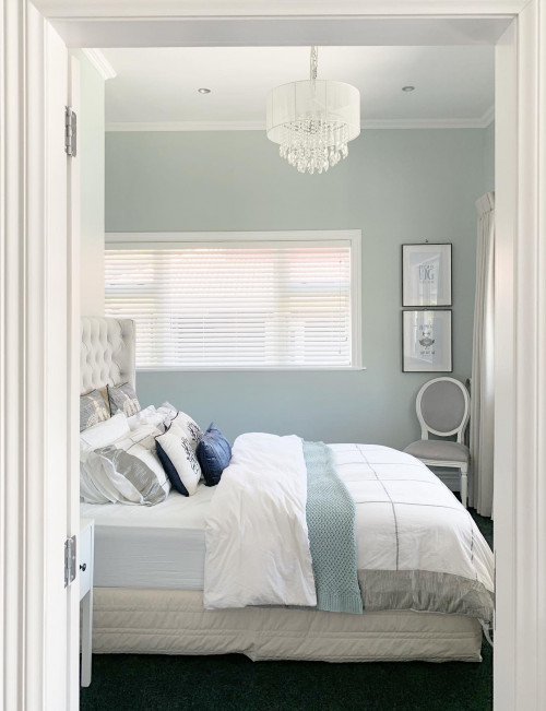 light blue bedroom Resene Perglacial Blue