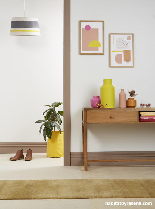 Yellow and Pink, Blush Interiors, Yellow Interiors, Pink Decor