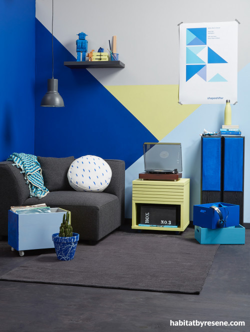 teenager bedroom, teens bedroom inspiration, bedroom Inspo, decorating with blue, Resene 