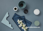 Blue paint, Resene, Resene Balderdash, Flatlay, Blue Inspo