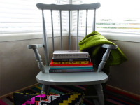 Restore a beautiful old rocking chair with a simple but stylish new look