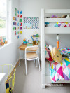 kids room, kids bedroom, white bedroom, colour pop, color pop, fun kids room, Resene