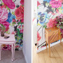 floral walls, accent wall, feature wall, decorating with floral, floral decorating, Resene
