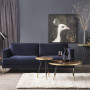 Dark Interiors, Blue Lounge, Velvet, Blue Interiors, Resene Gumboot