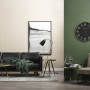Green Lounge, Feature Wall, Black and Green, Gold Furniture