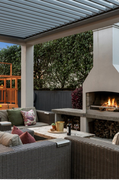 You wouldn’t know this oasis of calm is home to a family of seven – and a French bulldog called Frank