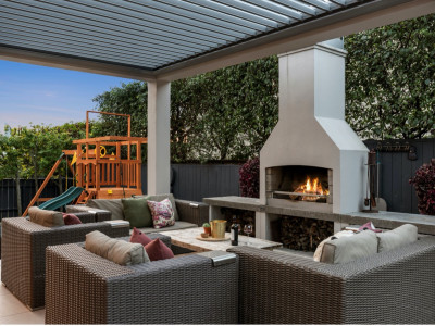 You wouldn’t know this oasis of calm is home to a family of seven – and a French bulldog called Frank