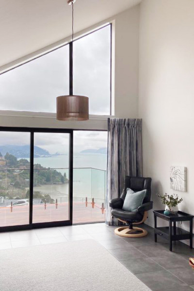 This Governors Bay home uses a clever colour trick to link two storeys together and fill the home with warm light (that’s not too bright) This Governors Bay home uses a clever colour trick to link two storeys together and fill the home with warm light (that’s not too bright)