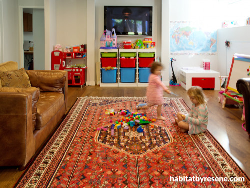 rumpus room inspo, play room, kids play room inspiration, living room inspiration, warm neutrals, Resene 