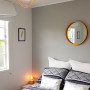 70s renovation, grey bedroom, Resene Silver Chalice, Resene, Reno inspiration