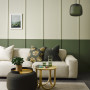 Green Paint, Living Room, Calming Interiors, Resene Paint, Resene Zen