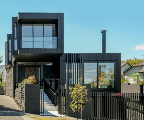 black house exterior box design