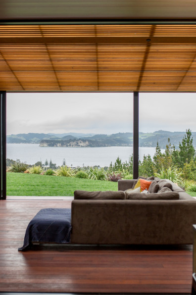 Timber is the star of this Whitianga home, coloured to perfection in Resene wood stains