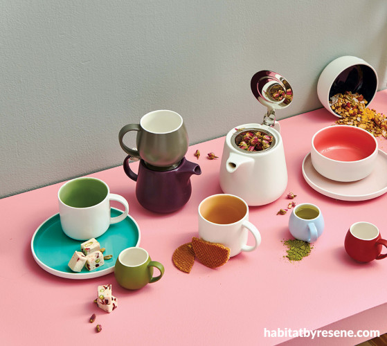 Pink and Green, Colourful Homewares, Pink Interiors, Green Interiors