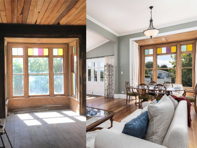 A derelict century-old Carterton villa is restored to its original glory (you won't believe what it used to look like)