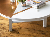 Give a coffee table a glamourous upgrade