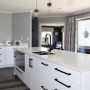 Modern Kitchen, Renovated Kitchen, Monochrome Kitchen, Grey and White