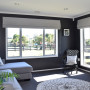 Charcoal, Dark Lounge, Dark Interiors, Grey Lounge
